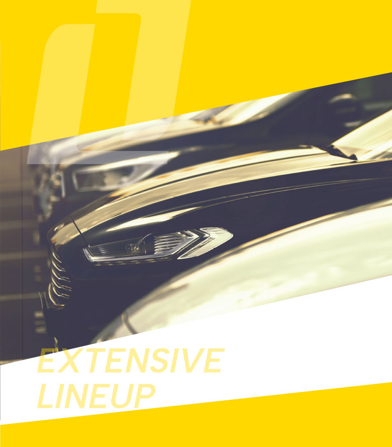 EXTENSIVE LINEUP